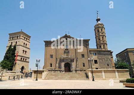 Kirche, Iglesia de San Juan de los Panetes, neben der Touristeninformation, Saragossa, Saragossa, Aragon, Spanien Stockfoto