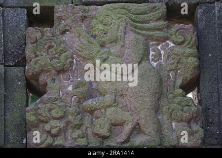 Der wunderschöne Penataran-Tempel in Blitar, Ost-Java, Indonesien. Dieser Tempel ist ein Hindusme-Tempel Stockfoto