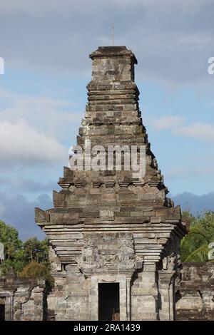 Der wunderschöne Penataran-Tempel in Blitar, Ost-Java, Indonesien. Dieser Tempel ist ein Hindusme-Tempel Stockfoto