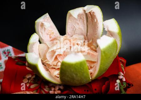 Südvietnam Grapefruit Bentre Lochao Pomelo süße Pomelo Früchte Stockfoto Stockfoto