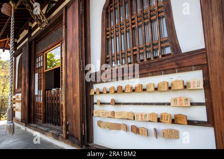 Bishamon Hall im Kogen-Ji Tempel in Tokio ist Kogen Ji ein Untertempel des Tenryu-Ji Kopftempels in Kyoto, Japan, Frühjahrswetter 2023 Stockfoto