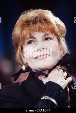 Gisela Uhlen, deutsche Schauspielerin, Drehbuchautorin und Tänzerin, Deutschland um 1990. Stockfoto