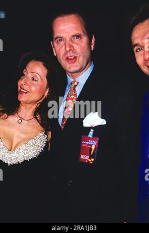 Sängerin Vicky Leandros mit ihrem zweiten Ehemann Enno Freiherr von Ruffin, ca. 1995. Stockfoto