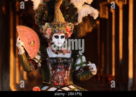 Enedig Karneval, Karneval Venedig, Sinnlichkeit, Schönheit, Erotik, Carnevale di Venezia, Masken in Venedig, Maskerade Venedig, Stockfoto