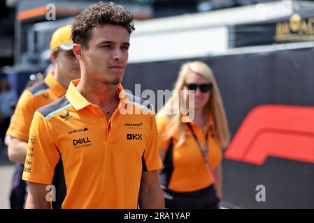 Spielberg, Österreich. 30. Juni 2023. Lando Norris (GBR) McLaren. 30.06.2023. Formel-1-Weltmeisterschaft, Rd 10, Österreichischer Grand Prix, Spielberg, Österreich, Qualifikationstag. Das Foto sollte wie folgt lauten: XPB/Press Association Images. Kredit: XPB Images Ltd/Alamy Live News Stockfoto