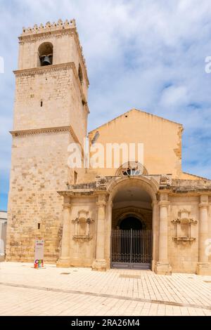 Heiligtum Santa Lucia al Sepolcro. Sizilien, Italien. Die Kirche wurde um 1100 von den Normannen erbaut und nach dem normannischen Grundriss mit einem Basilika-Plan, CL Stockfoto