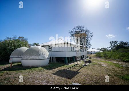 Lighthouse Keepers Cottages, Lady Elliot Island, Great Barrier Reef, Queensland, Australien Stockfoto