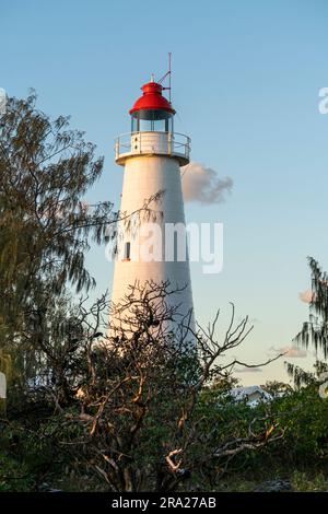 Zum Kulturerbe gehörender Lady Elliot Island Lighthouse, Lady Elliot Island, Queensland Australien Stockfoto