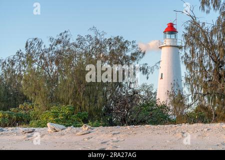 Zum Kulturerbe gehörender Lady Elliot Island Lighthouse, Lady Elliot Island, Queensland Australien Stockfoto