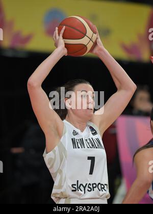 Sydney, Australien. 30. Juni 2023. Stella Beck vom Neuseeland Women Basketball Team ist während des FIBA Women's Asia Cup 2023 Division A-Spiels zwischen den Philippinen und Neuseeland im Quay Centre in Aktion. Endstand: Neuseeland 83:78 Philippinen. (Foto: Luis Veniegra/SOPA Images/Sipa USA) Guthaben: SIPA USA/Alamy Live News Stockfoto