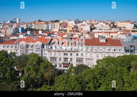 Portugal, Lissabon, avenida da Liberdade, Gebäude der avenida da Liberdade, Immobilienagentur Porta da Frente Christies Stockfoto