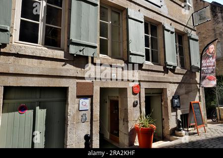 Frankreich, Jura, Dole, Rue Pasteur, Heimathaus von Louis Pasteur, Museum Stockfoto
