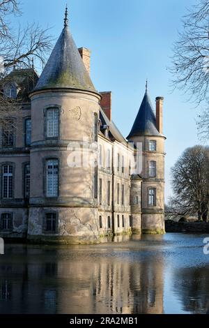 Frankreich, Meurthe et Moselle, Saintois, Haroué, Schloss Beauvau-Craon, Bekannt als Schloss Haroué, Schloss aus dem 18. Jahrhundert vom Architekten Germain Boffrand Stockfoto