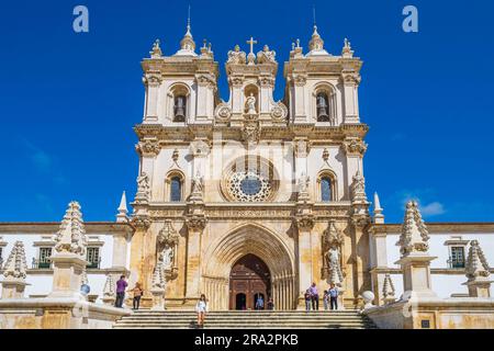 Portugal, Zentralregion, Alcobada, Kloster Santa Maria von Alcobaco, gegründet im 12. Jahrhundert von König Alfonso I., ein Meisterwerk der Zisterziensergotischen Kunst und UNESCO-Weltkulturerbe Stockfoto