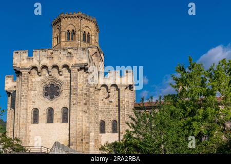 Frankreich, Puy de Dome, Royat, Kurort, Kirche Saint Leger Stockfoto