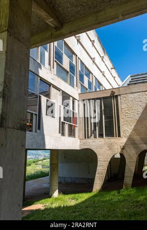 Frankreich, Rhone, Eveux, Kloster Sainte Marie de La Tourette, erbaut von Le Corbusier im Jahr 1958, UNESCO-Weltkulturerbe, in der Nähe von l'Arbresle Stockfoto