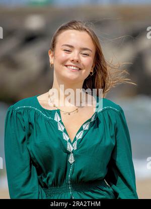 Den Haag, Niederlande. 30. Juni 2023. Prinzessin Ariane aus den Niederlanden im Zuiderstrand in Scheveningen (Den Haag), am 30. Juni 2023, posierte während der jährlichen Fotosession für die Medien. Kredit: Albert Nieboer/Netherlands OUT/Point De Vue OUT/dpa/Alamy Live News Stockfoto