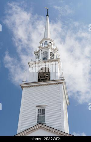 Die Unitaristische Universalistische Kirche in Newburyport, Massachusetts Stockfoto