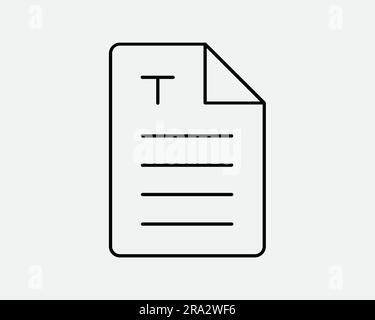 Symbol "Position Im Textdokument". Papierseite Datei Notiz Form Nachricht Textdokument Geschäftsstruktur. Schwarzweiß-EPS-Signaturvektor für GrafikClipart-Bildsymbol Stock Vektor