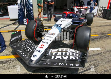 Spielberg, Steiermark, Österreich. 30. Juni 2023. Scuderia AlphaTauri.während FORMEL 1 ROLEX GROSSER PREIS VON OSTERREICH 2023 - Jun29 bis Jul2 in RedbullRing - Spielberg, Österreich (Kreditbild: © Alessio De Marco/ZUMA Press Wire) NUR REDAKTIONELLE VERWENDUNG! Nicht für den kommerziellen GEBRAUCH! Stockfoto