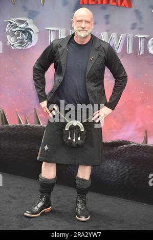 28. Juni 2023 Graham McTavish bei der britischen Premiere von Netflix "The Witcher" Staffel 3, London. Sue Andrews/Alamy. Stockfoto