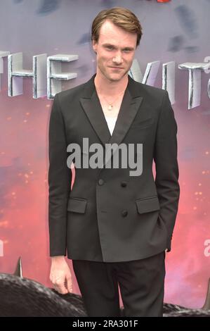 28. Juni 2023 Hugh Skinner bei der britischen Premiere von Netflix "The Witcher" Staffel 3, London. Sue Andrews/Alamy. Stockfoto