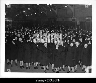 Foto von Frauen akzeptiert für freiwilligen Notdienst (WAVES), United States Naval Reserve. Stockfoto