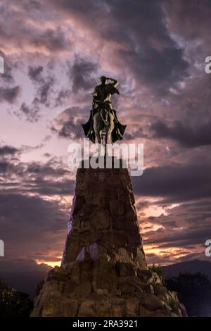 Denkmal für General Güemes in der Stadt Salta Stockfoto