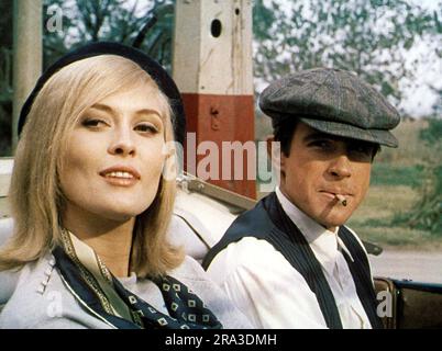 BONNIE UND CLYDE 1967 Warner Bros.-Seven Arts Film mit Faye Dunaway und Warren Beatty Stockfoto