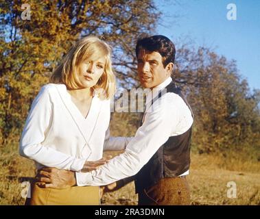 BONNIE UND CLYDE 1967 Warner Bros.-Seven Arts Film mit Faye Dunaway und Warren Beatty Stockfoto