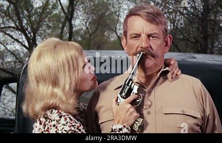 BONNIE UND CLYDE 1967 Warner Bros.-Seven Arts Film mit Faye Dunaway und Denver Pyle Stockfoto