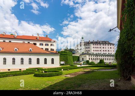 Innsbruck: Schloss Ambras in der Region Innsbruck, Tirol, Tirol, Österreich Stockfoto