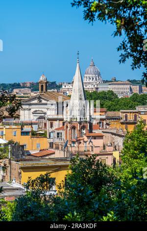 Malerischer Blick auf Rom, Latium, Italien Stockfoto