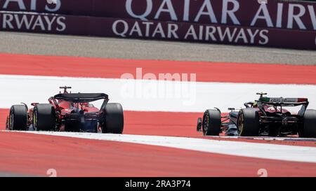 Spielberg, Österreich. 30. Juni 2023. Red Bull Ring Circuit, Spielberg, Österreich, 30. Juni 2023, Nr. 16 Charles Leclerc MC Scuderia Ferrari bei FORMEL 1 ROLEX GROSSER PREIS VON ÖSTERREICH 2023 - Practice 1 e Qualifying - Formel 1 Championship Credit: Live Media Publishing Group/Alamy Live News Stockfoto