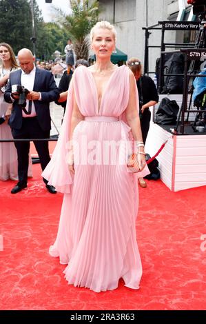 Daniela Pestova bei der Eröffnung des 57. Internationales Filmfestival Karlovy Vary 2023 im Hotel Thermal. Karlsbad, 30.06.2023 Stockfoto