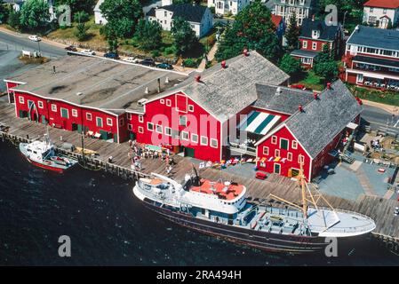 Luftaufnahme von Lunenburg, Neuschottland, Kanada Stockfoto
