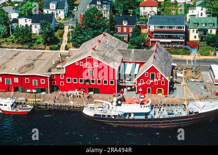 Luftaufnahme von Lunenburg, Neuschottland, Kanada Stockfoto
