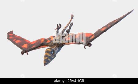 Peteinosaurus pterosaur, Illustration Stockfoto