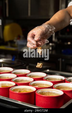 Doppelt gekochte chinesische kantonesische hakka-Hühnersuppe Stockfoto