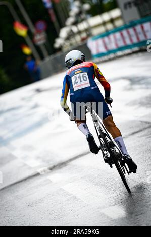 Chianciano Terme, Italien. 30. Juni 2023. REALINI Gaia (ITA) - Team LIDL - TREK - Giro d'Italia Frauen 2023. Erste Etappe in Chianciano Terme. Zeitversuch. Beginn der Bühne in Stage 1 - Giro d'Italia der Frauen, Giro d'Italia in Chianciano Terme, Italien, Juni 30 2023 Kredit: Independent Photo Agency/Alamy Live News Stockfoto