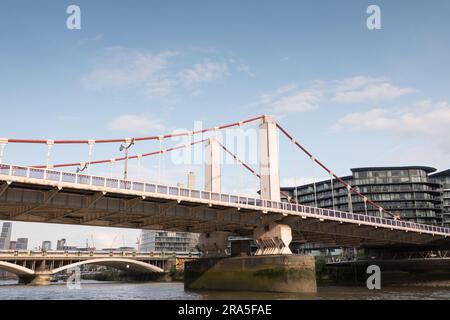 Chelsea Bridge, London, England, Großbritannien Stockfoto