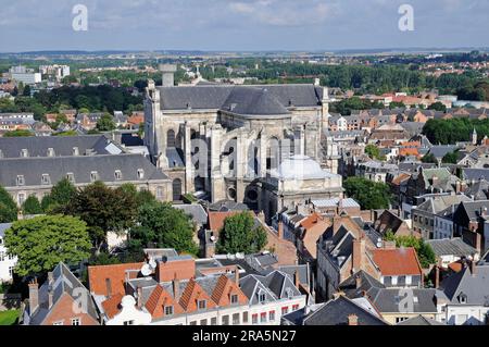 Saint Vaast Cathedral, Arras, Nord Pas de Calais, Frankreich Stockfoto