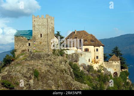 Juval Castle, Castellbello, Trentino-Alto Adige, Südtirol, Italien, Castelbello Ciardes Stockfoto