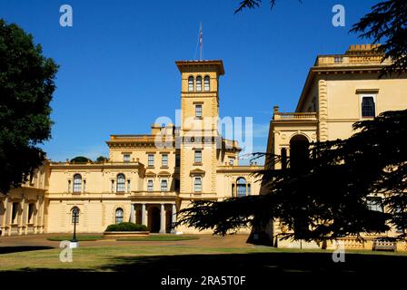 Osborne House, Cowes, Isle of Wight, Hampshire, England, Vereinigtes Königreich Stockfoto