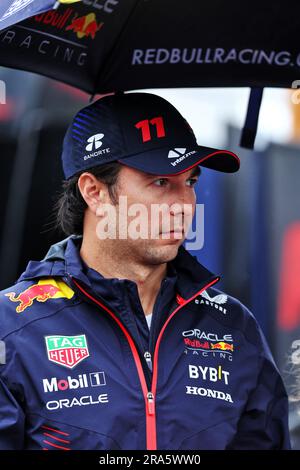 Spielberg, Österreich. 01. Juli 2023. Sergio Perez (MEX) Red Bull Racing. Formel-1-Weltmeisterschaft, Rd 10, Österreichischer Grand Prix, Samstag, 1. Juli 2023. Spielberg, Österreich. Kredit: James Moy/Alamy Live News Stockfoto
