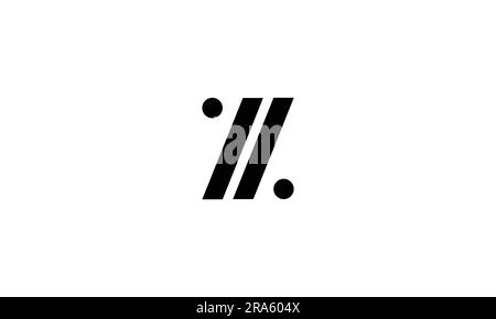 ZL, LZ, Monogramm mit abstrakten Buchstaben und Logo Stock Vektor