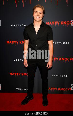 Los Angeles, Ca. 30. Juni 2023. Thomas Robie bei der Los Angeles Premiere VON Natty klopft am 30. Juni 2023 auf der Harmony Gold in Los Angeles, Kalifornien. Kredit: Faye Sadou/Media Punch/Alamy Live News Stockfoto