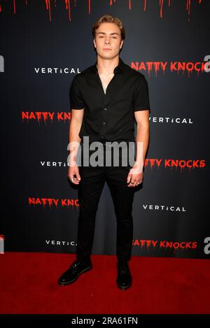 Los Angeles, Ca. 30. Juni 2023. Thomas Robie bei der Los Angeles Premiere VON Natty klopft am 30. Juni 2023 auf der Harmony Gold in Los Angeles, Kalifornien. Kredit: Faye Sadou/Media Punch/Alamy Live News Stockfoto