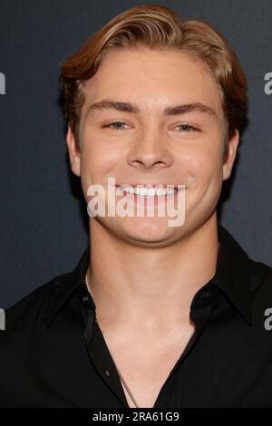 Los Angeles, Ca. 30. Juni 2023. Thomas Robie bei der Los Angeles Premiere VON Natty klopft am 30. Juni 2023 auf der Harmony Gold in Los Angeles, Kalifornien. Kredit: Faye Sadou/Media Punch/Alamy Live News Stockfoto