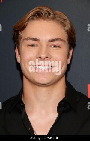 Los Angeles, Ca. 30. Juni 2023. Thomas Robie bei der Los Angeles Premiere VON Natty klopft am 30. Juni 2023 auf der Harmony Gold in Los Angeles, Kalifornien. Kredit: Faye Sadou/Media Punch/Alamy Live News Stockfoto